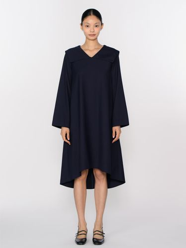 Puritan Collar Dress Navy - TOSE - Modalova