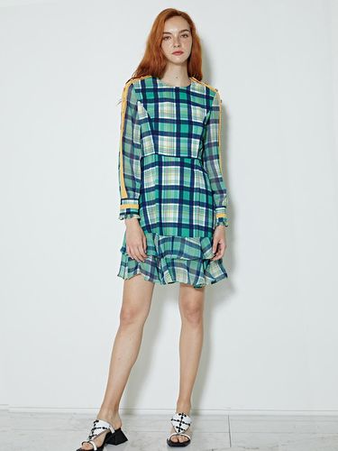 PURPLE LABEL_button Point dress Green - LIE - Modalova