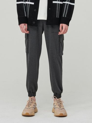 Ponte Cargo Standard Jogger Pants Charcoal - Awesomestudio - Modalova