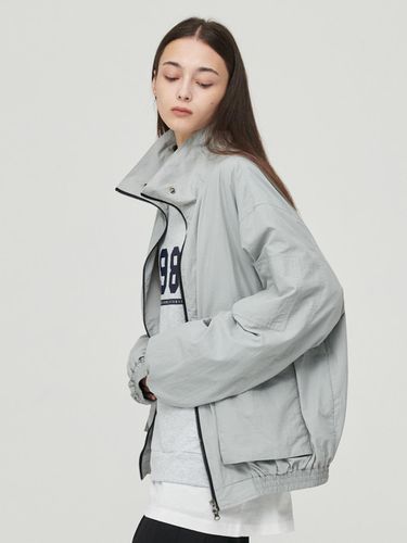 Stretch Cargo Blouson Gray - Awesomestudio - Modalova