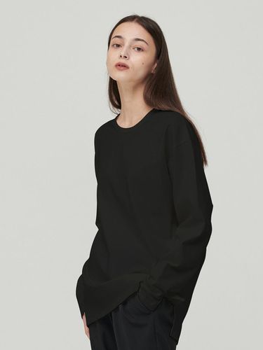 Modal Ponte Layered T-Shirt Black - Awesomestudio - Modalova