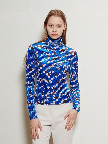 Lysignature Argyle Twist Print Polarty Blue - LIE - Modalova