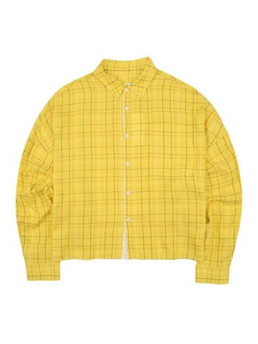 YELLOW FRINGED SHIRT - CHANCECHANCE - Modalova