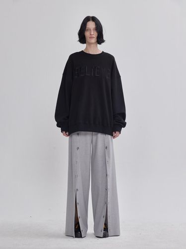 Live Embroidery Embroidery Sweatshirt Black - LIE - Modalova