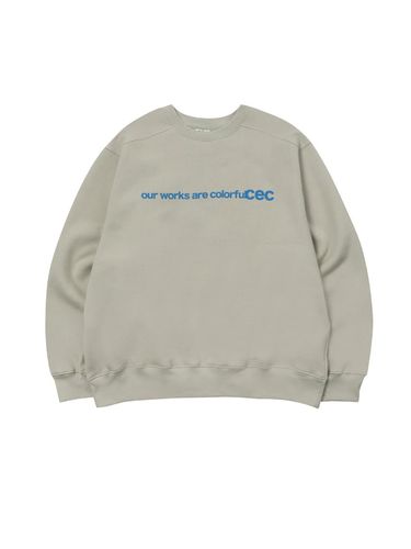 OUR WORKS ARE COLORFUL SWEATSHIRT (GRAY/fleece) - CHANCECHANCE - Modalova