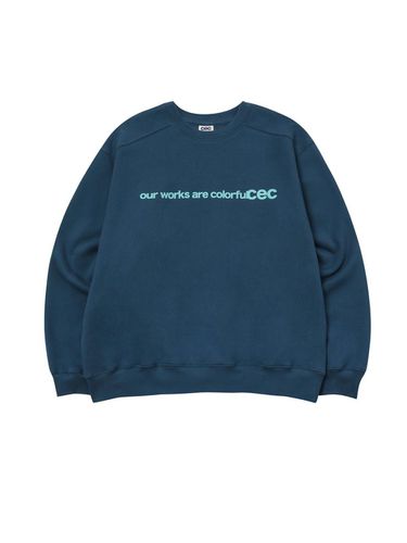 OUR WORKS ARE COLORFUL SWEATSHIRT (BLUE/fleece) - CHANCECHANCE - Modalova