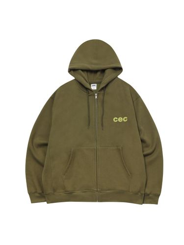 CEC ZIP UP HOODIE (KHAKI/Napping) - CHANCECHANCE - Modalova