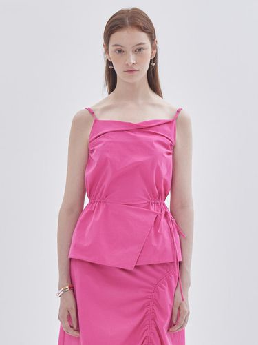 Wrap Shoulder String Sleeveless Pink - LIE - Modalova