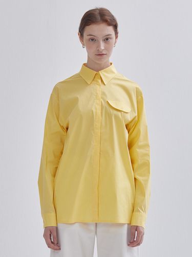 Back open pocket detail shirt yellow - LIE - Modalova