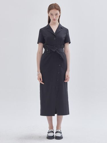 Tailored button Upgraded dress Black - LIE - Modalova