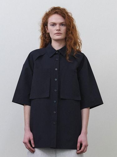 POCKET HALF SLEEVE SHIRT - NAVY - EPINGLER - Modalova