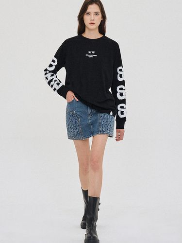 Printed Long Sleeve T-shirt - SJYP - Modalova