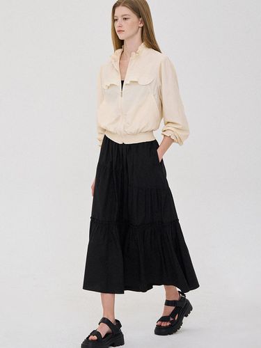 Frill Accentuated Cropped Jumper - SJYP - Modalova