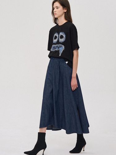 BANDING denim skirt - SJYP - Modalova