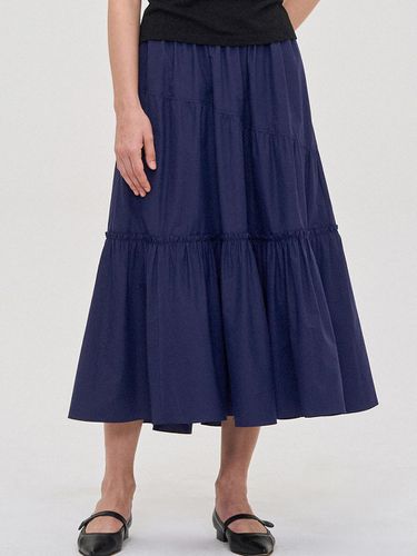 BANDING Flared Skirt - SJYP - Modalova