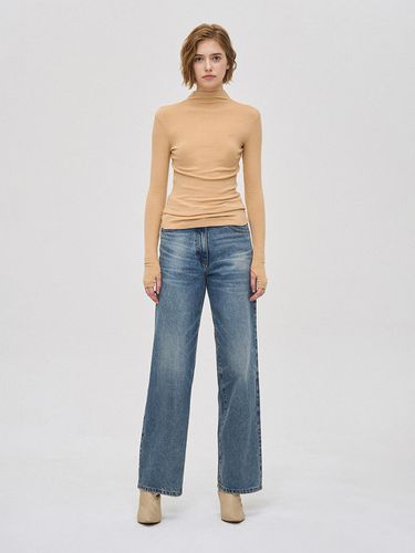 Straight Fit Denim Pants - SJYP - Modalova