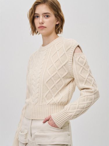 Open Shoulder Knitwear Pullover - SJYP - Modalova