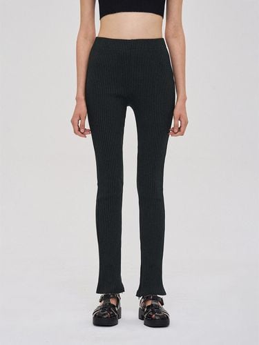 Zipper Slit Jersey Pants - SJYP - Modalova