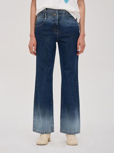 Tonal washed denim pants - SJYP - Modalova