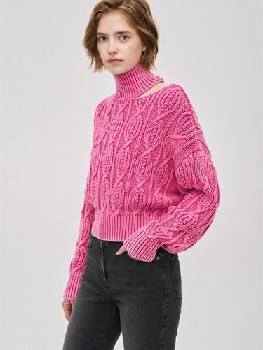 Washed Cable Pullover - SJYP - Modalova