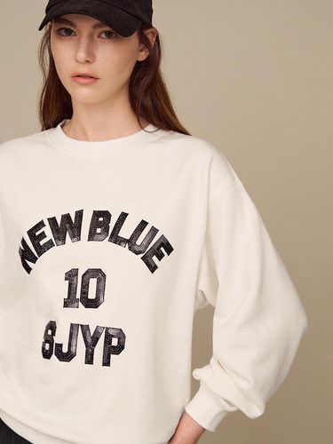 New blue 10 anniversary sweatshir - SJYP - Modalova