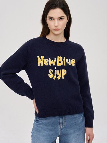 New Blue Knitwear Pullover - SJYP - Modalova