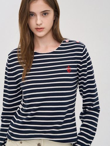 Front back contrast striped knit - SJYP - Modalova