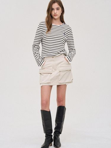 Front back contrast striped knit - SJYP - Modalova