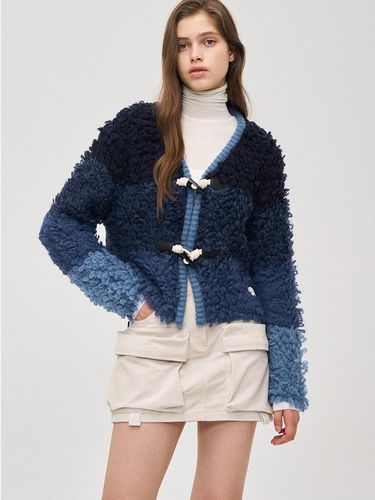 Toggle button Gradient Knit Cardi - SJYP - Modalova