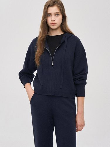 Essential Zip-Up Hooded Knit Jump - SJYP - Modalova