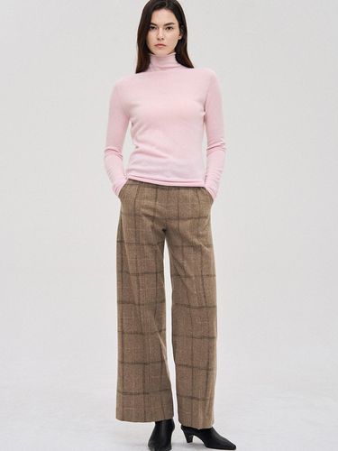 Checkered Wool Pants - SJYP - Modalova