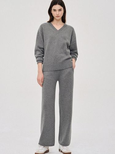 Loose fit knit pants - SJYP - Modalova