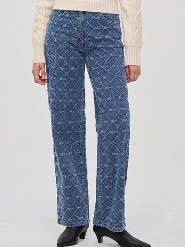 Cutting Point Denim Pants - SJYP - Modalova