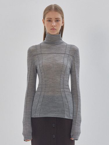 Light angle jersey top gray - LIE - Modalova