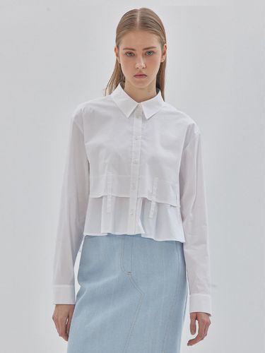 Belt Loop Detail Shirt White - LIE - Modalova