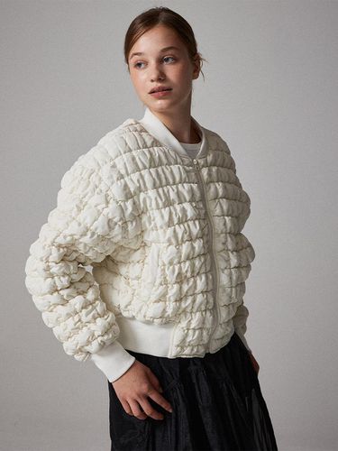 Cloud Quilting Padded Jumper beige - Awesomestudio - Modalova