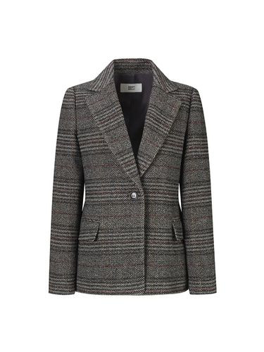 Herringbone Checkered Tailored Jacket (BHJAX2124) - BESTI BELLI - Modalova