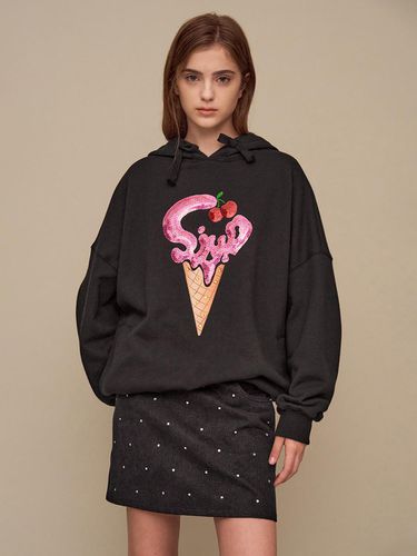 Ice cream patch waist string hood - SJYP - Modalova