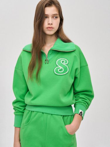 Zipper neck fleece sweatshirt - SJYP - Modalova