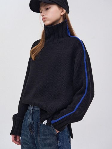 Side line high-neck knit pullover - SJYP - Modalova