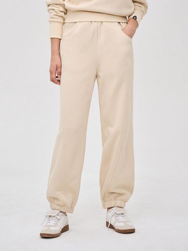 Panel Line Fleece Jersey Pants - SJYP - Modalova