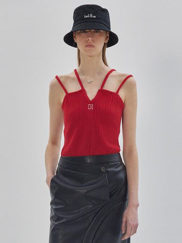 Four-string knitwear sleeveless red - LIE - Modalova