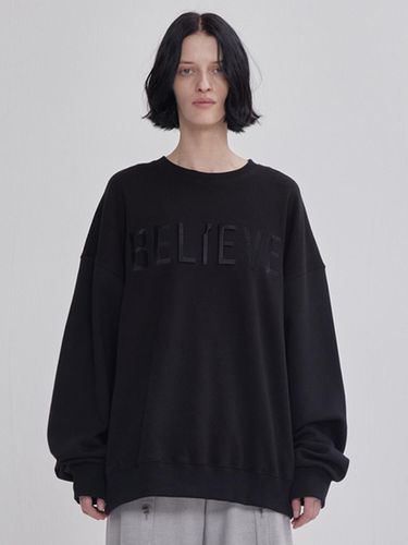 Live Beve embossed embroidery sweatshirt black - LIE - Modalova