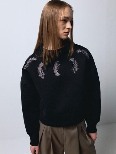 JADE NEEDLE SWEATSHIRT - BLACK - EPINGLER - Modalova