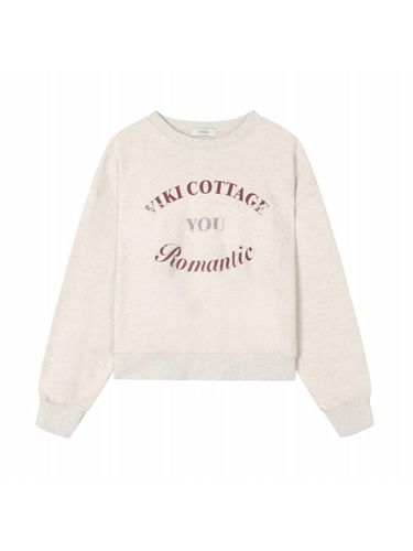 Romantic graphic sweatshirt (TJIAX2844) - VIKI - Modalova