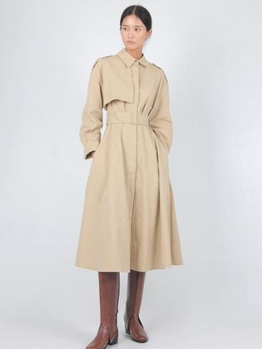 Trench Belted Dress Coat [CBNS0OP01] - color by number - Modalova