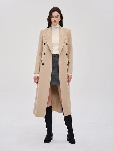 Slim Maxi Handmade Wool Cash Coat - SJYP - Modalova