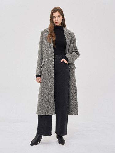 Single button Long Coat - SJYP - Modalova