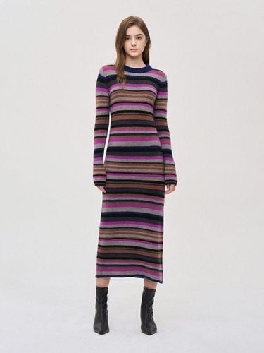 Stripe Mani Knit Dress - SJYP - Modalova