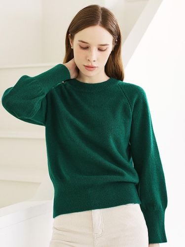 Wool Raglan Shoulder Round Knitwear_7color_JFFKN08 - JUARR - Modalova